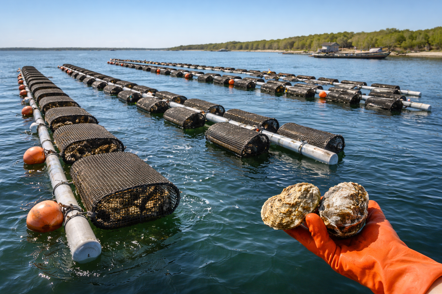 Illustratieve visual Turn Over Oesters